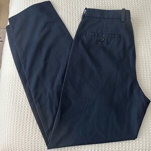 Men’s Nordstrom 100% cotton chino work pants, 33x32, navy blue